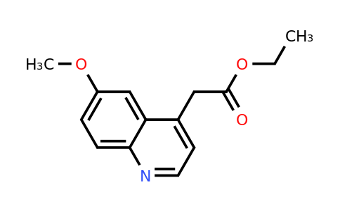 CAS 394223-34-8 | ethyl 2-(6-methoxyquinolin-4-yl)acetate