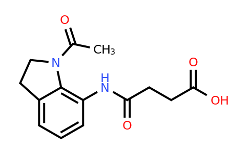 CAS 394654-07-0 | 4-((1-Acetylindolin-7-yl)amino)-4-oxobutanoic acid