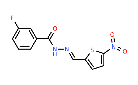 CAS 394694-98-5 | 3-Fluoro-N'-((5-nitrothiophen-2-yl)methylene)benzohydrazide