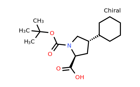 CAS 394734-77-1 | (2S,4S)-1-(tert-Butoxycarbonyl)-4-cyclohexylpyrrolidine-2-carboxylic acid