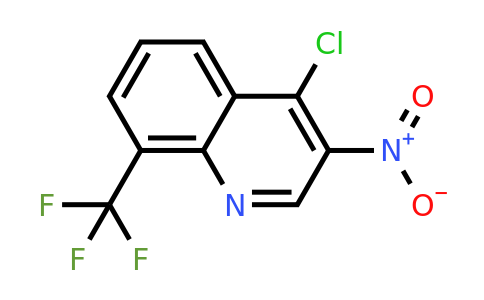 CAS 39487-89-3 | 4-Chloro-3-nitro-8-(trifluoromethyl)quinoline