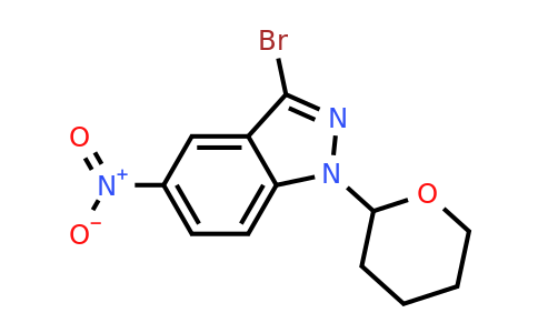 CAS 395099-73-7 | 3-bromo-5-nitro-1-(oxan-2-yl)-1H-indazole