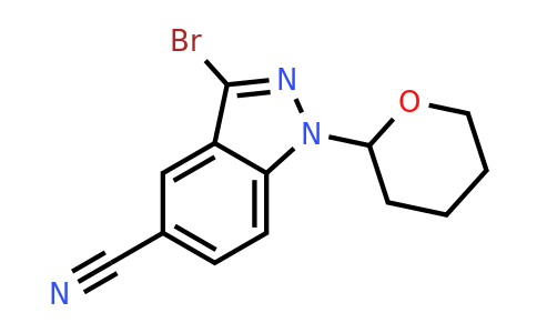 CAS 395101-69-6 | 3-bromo-1-(tetrahydro-2H-pyran-2-yl)-1H-indazole-5-carbonitrile