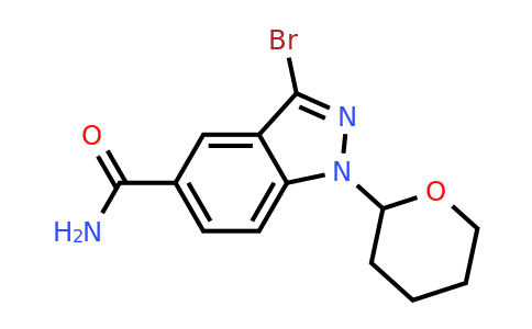 CAS 395101-84-5 | 3-bromo-1-(oxan-2-yl)-1H-indazole-5-carboxamide