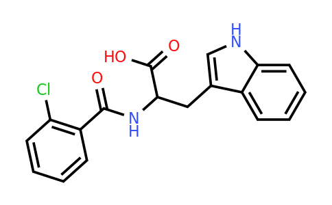 CAS 39545-27-2 | 2-[(2-chlorophenyl)formamido]-3-(1H-indol-3-yl)propanoic acid