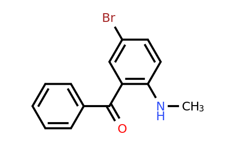 CAS 39573-20-1 | (5-Bromo-2-methylamino-phenyl)-phenyl-methanone