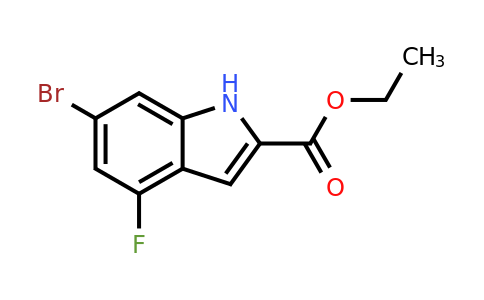 CAS 396075-55-1 | Ethyl 6-bromo-4-fluoro-1H-indole-2-carboxylate