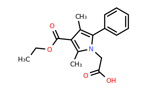 CAS 396123-24-3 | 2-(3-(Ethoxycarbonyl)-2,4-dimethyl-5-phenyl-1H-pyrrol-1-yl)acetic acid