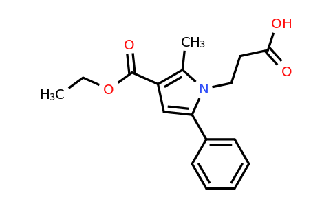 CAS 396123-27-6 | 3-(3-(Ethoxycarbonyl)-2-methyl-5-phenyl-1H-pyrrol-1-yl)propanoic acid