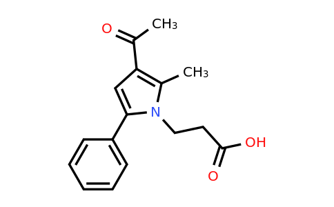 CAS 396123-28-7 | 3-(3-Acetyl-2-methyl-5-phenyl-1H-pyrrol-1-yl)propanoic acid
