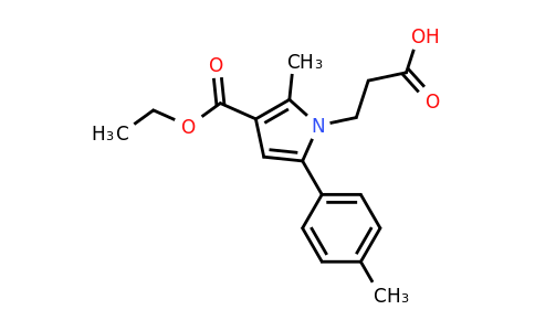 CAS 396123-31-2 | 3-(3-(Ethoxycarbonyl)-2-methyl-5-(p-tolyl)-1H-pyrrol-1-yl)propanoic acid
