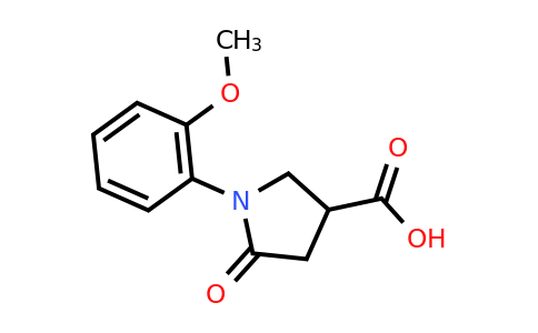 CAS 39629-90-8 | 1-(2-methoxyphenyl)-5-oxopyrrolidine-3-carboxylic acid