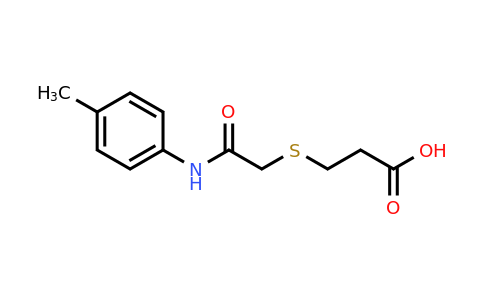 CAS 397290-81-2 | 3-({[(4-methylphenyl)carbamoyl]methyl}sulfanyl)propanoic acid
