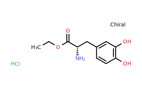 CAS 39740-30-2 | ethyl (2S)-2-amino-3-(3,4-dihydroxyphenyl)propanoate hydrochloride