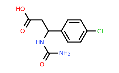 CAS 39773-45-0 | 3-(carbamoylamino)-3-(4-chlorophenyl)propanoic acid