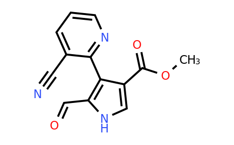 CAS 398125-12-7 | Methyl 4-(3-cyanopyridin-2-yl)-5-formyl-1H-pyrrole-3-carboxylate