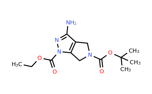 CAS 398495-65-3 | 5-tert-Butyl 1-ethyl 3-aminopyrrolo[3,4-c]pyrazole-1,5(4H,6H)-dicarboxylate