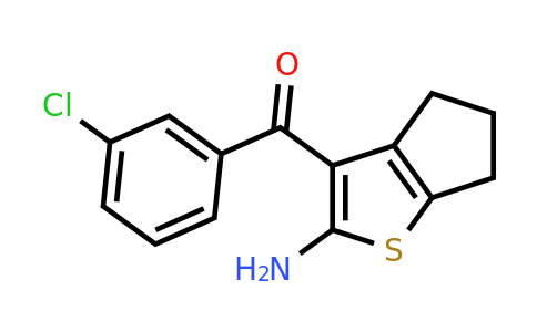 CAS 399043-34-6 | 3-(3-chlorobenzoyl)-4H,5H,6H-cyclopenta[b]thiophen-2-amine