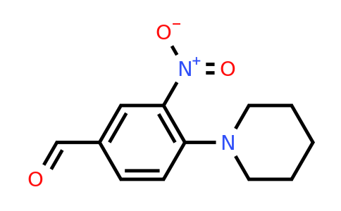 CAS 39911-29-0 | 3-Nitro-4-(piperidin-1-yl)benzaldehyde