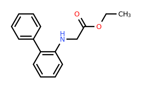 CAS 39950-19-1 | Ethyl 2-[(2-phenylphenyl)amino]acetate
