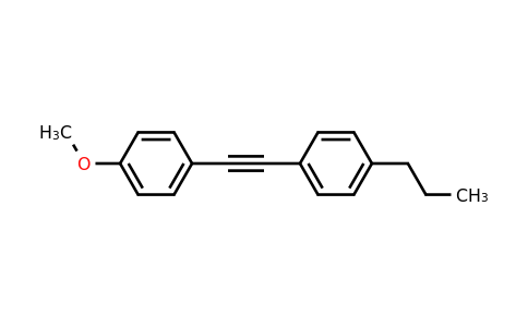CAS 39969-26-1 | 1-Methoxy-4-((4-propylphenyl)ethynyl)benzene