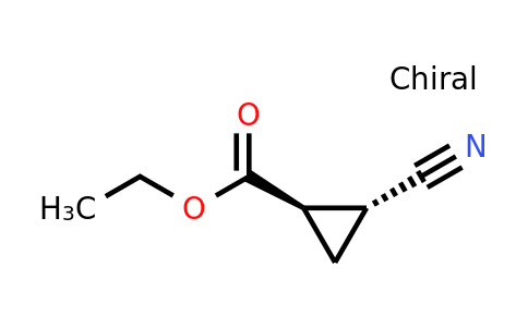 CAS 3999-56-2 | trans-ethyl (1R,2R)-2-cyanocyclopropane-1-carboxylate