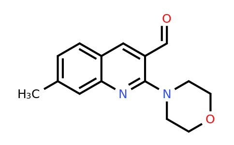 CAS 400067-02-9 | 7-methyl-2-(morpholin-4-yl)quinoline-3-carbaldehyde