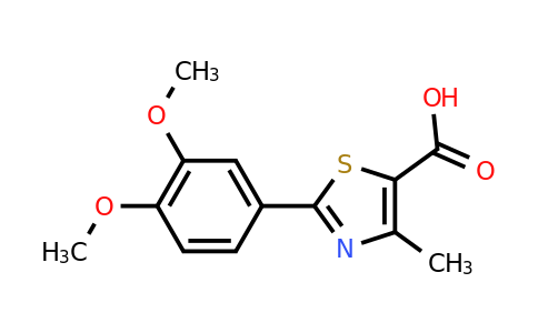 CAS 400080-46-8 | 2-(3,4-dimethoxyphenyl)-4-methyl-1,3-thiazole-5-carboxylic acid