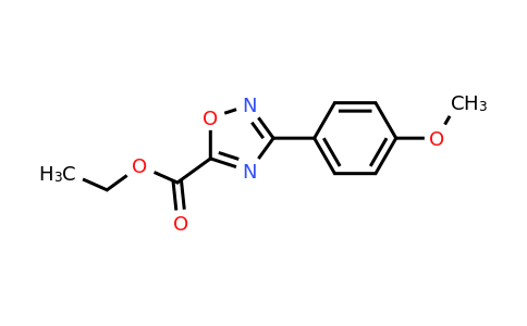 CAS 40019-25-8 | 3-(4-Methoxy-phenyl)-[1,2,4]oxadiazole-5-carboxylic acid ethyl ester