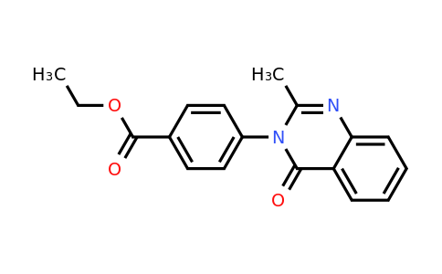 CAS 4005-02-1 | ethyl 4-(2-methyl-4-oxo-3,4-dihydroquinazolin-3-yl)benzoate