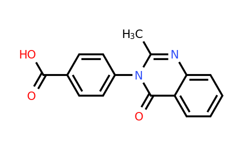 CAS 4005-05-4 | 4-(2-methyl-4-oxo-3,4-dihydroquinazolin-3-yl)benzoic acid