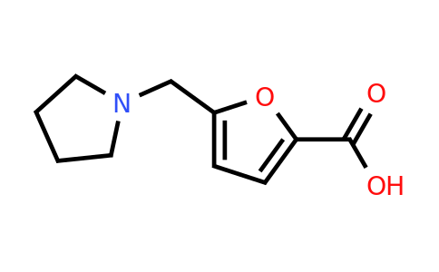 CAS 400750-49-4 | 5-(Pyrrolidin-1-ylmethyl)furan-2-carboxylic acid