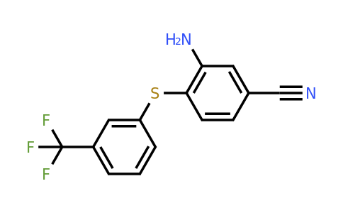 CAS 400751-63-5 | 3-Amino-4-{[3-(trifluoromethyl)phenyl]sulfanyl} benzenecarbonitrile