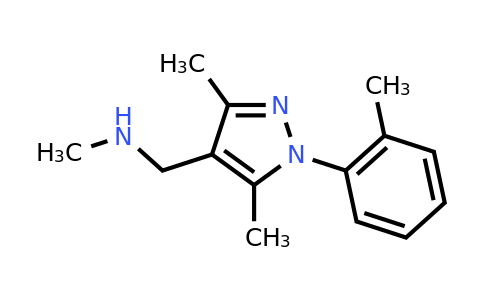 CAS 400757-13-3 | {[3,5-dimethyl-1-(2-methylphenyl)-1H-pyrazol-4-yl]methyl}(methyl)amine