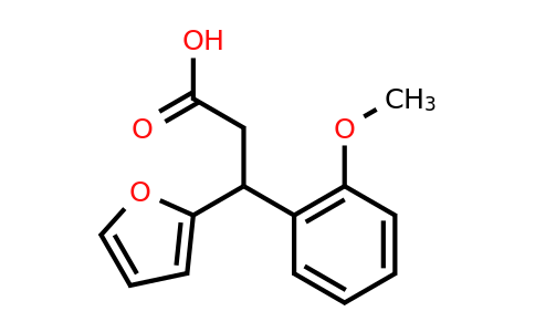 CAS 400786-24-5 | 3-(Furan-2-yl)-3-(2-methoxyphenyl)propanoic acid