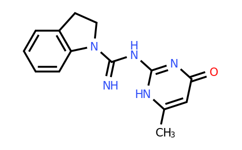CAS 400866-36-6 | N-(6-Methyl-4-oxo-1,4-dihydropyrimidin-2-yl)indoline-1-carboximidamide