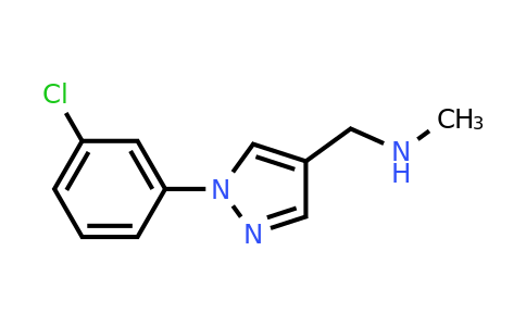 CAS 400877-36-3 | {[1-(3-chlorophenyl)-1H-pyrazol-4-yl]methyl}(methyl)amine