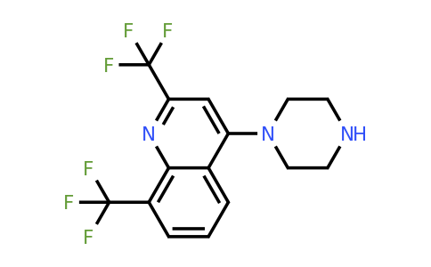 CAS 401567-76-8 | 2,8-Bis(trifluoromethyl)-4-(piperazin-1-YL)quinoline