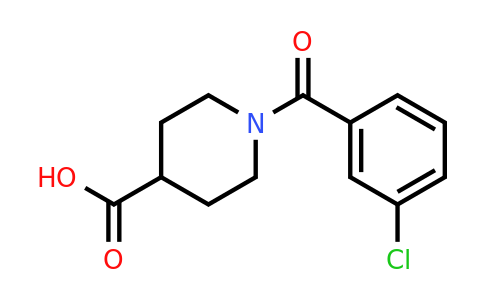 CAS 401581-33-7 | 1-(3-Chlorobenzoyl)piperidine-4-carboxylic acid