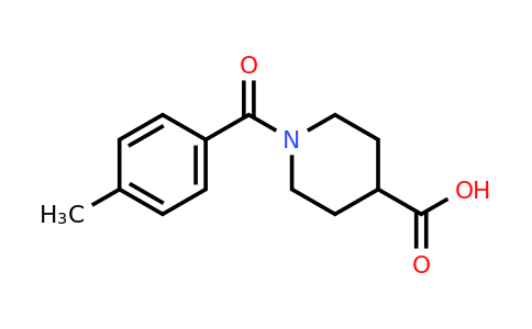 CAS 401581-34-8 | 1-(4-Methylbenzoyl)piperidine-4-carboxylic acid