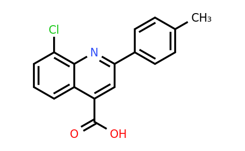 CAS 401604-07-7 | 8-Chloro-2-(p-tolyl)quinoline-4-carboxylic acid
