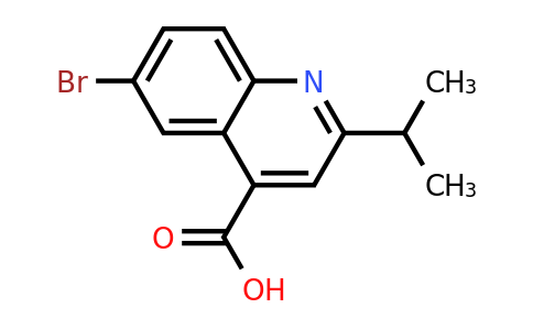 CAS 401624-46-2 | 6-Bromo-2-isopropylquinoline-4-carboxylic acid