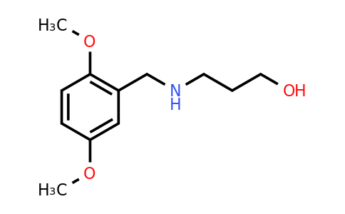 CAS 40171-91-3 | 3-((2,5-Dimethoxybenzyl)amino)propan-1-ol