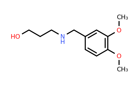 CAS 40171-93-5 | 3-((3,4-Dimethoxybenzyl)amino)propan-1-ol