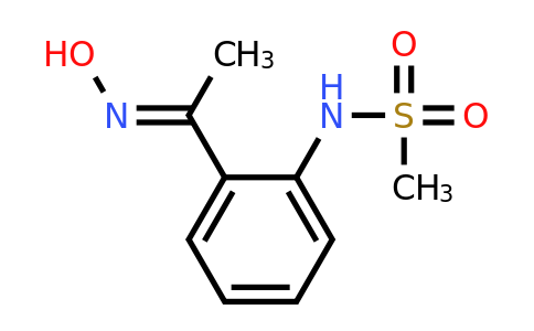 CAS 401829-47-8 | N-{2-[1-(hydroxyimino)ethyl]phenyl}methanesulfonamide