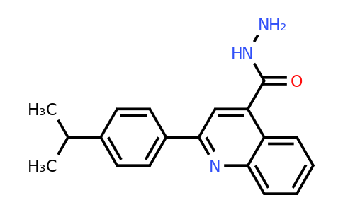 CAS 402481-93-0 | 2-(4-Isopropylphenyl)quinoline-4-carbohydrazide