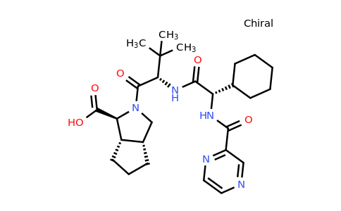 CAS 402958-98-9 | (1S,3aR,6aS)-2-((S)-2-((S)-2-Cyclohexyl-2-(pyrazine-2-carboxamido)acetamido)-3,3-dimethylbutanoyl)octahydrocyclopenta[c]pyrrole-1-carboxylic acid