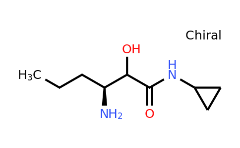 (3S)-3-Amino-N-cyclopropyl-2-hydroxyhexanamide