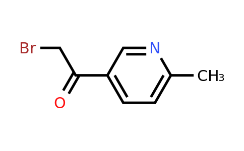 CAS 40337-65-3 | 2-bromo-1-(6-methyl-3-pyridyl)ethanone