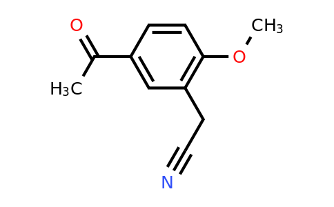 CAS 403499-85-4 | 2-(5-acetyl-2-methoxyphenyl)acetonitrile